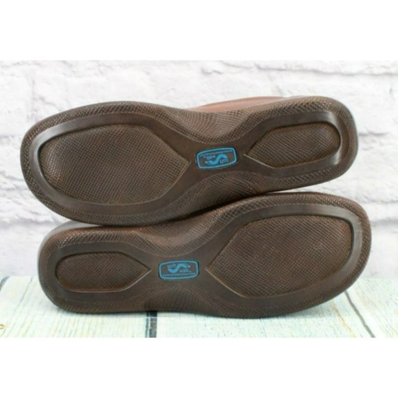 SoftWalk Brown Leather Slip On Comfort Cushioned Loafer Shoes Size 7.5 N - Picture 9 of 9